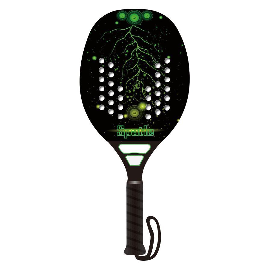 Venta caliente de fibra de carbono marca OEM raqueta de tenis de playa